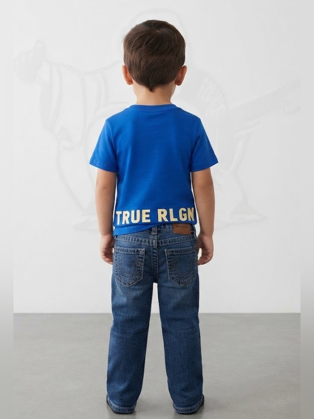 Authentic True Religion designer signature Jeans & tee shirt Sz
2T